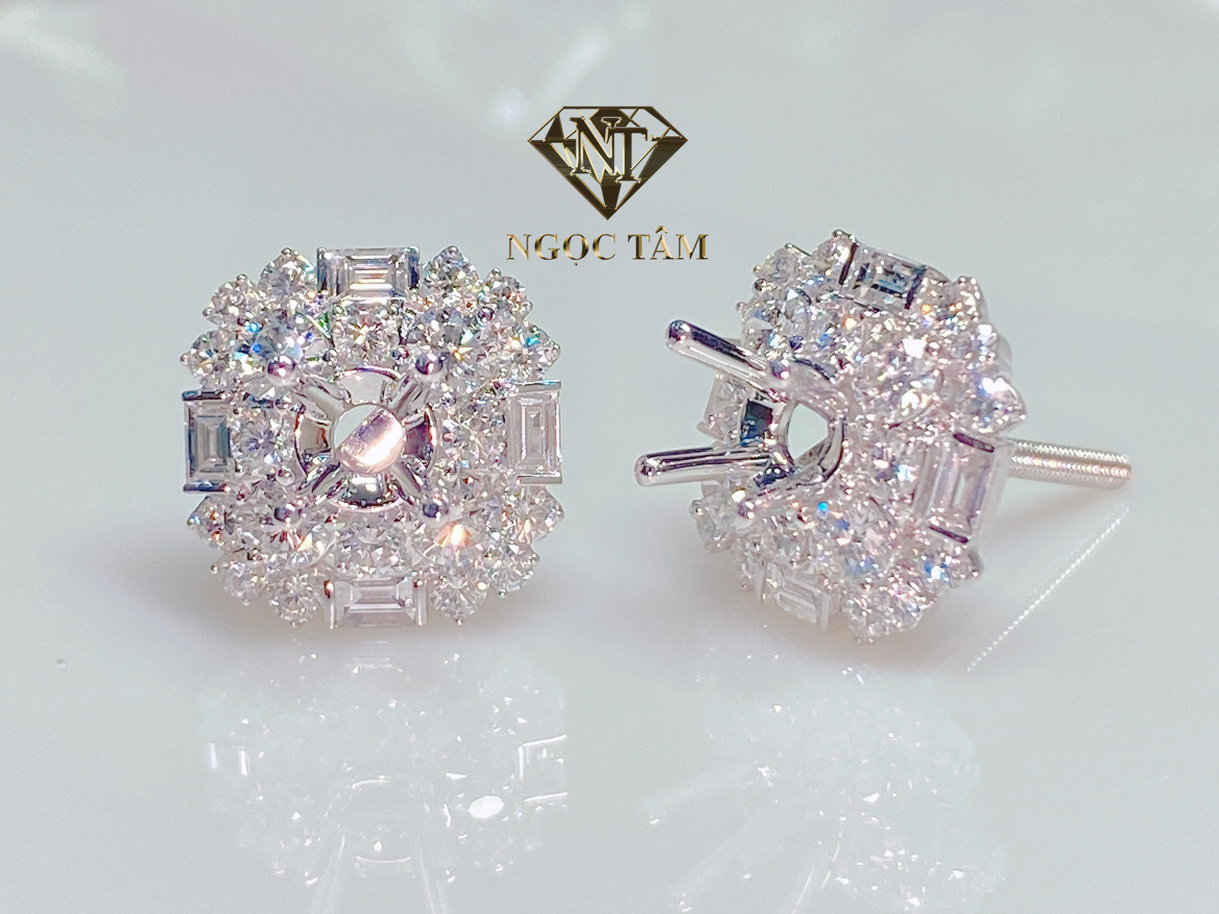 Bông tai xoàn - VB03652