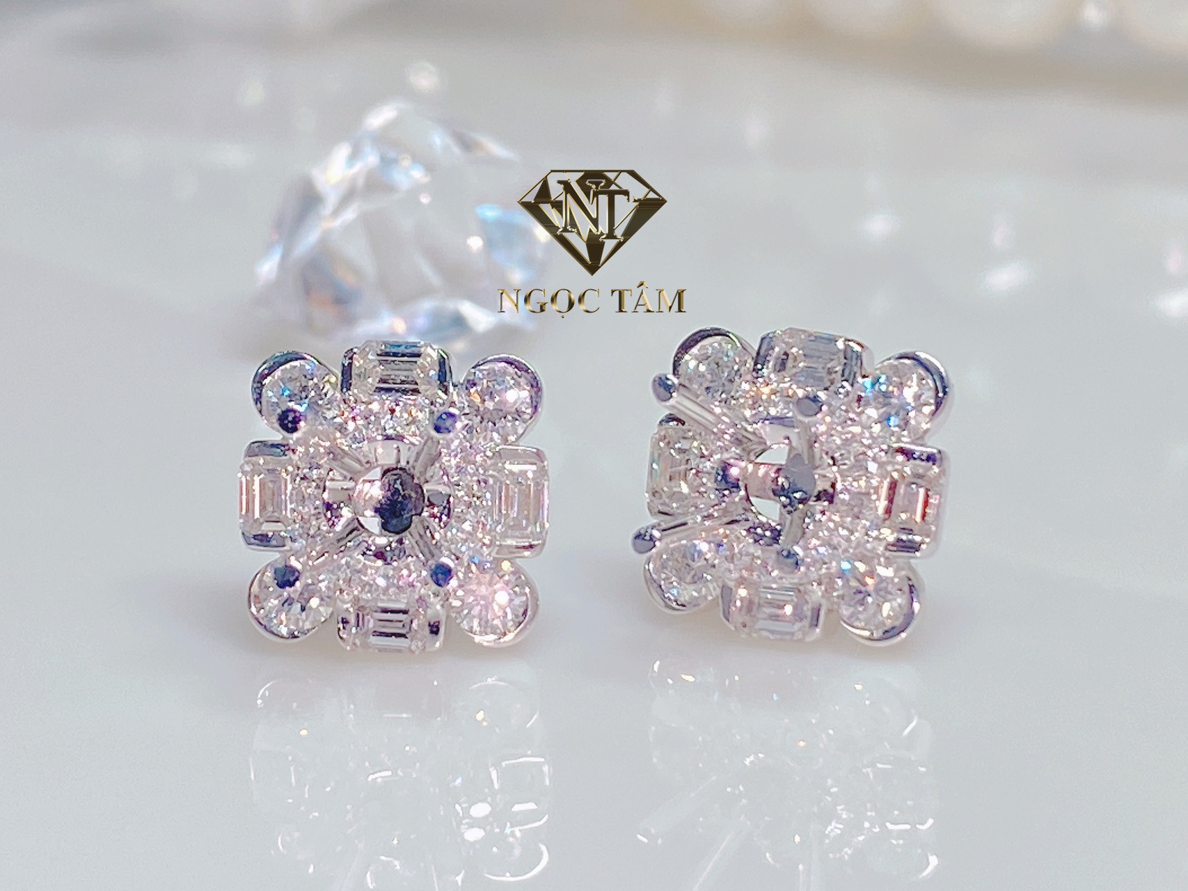 Bông tai xoàn - VB03778