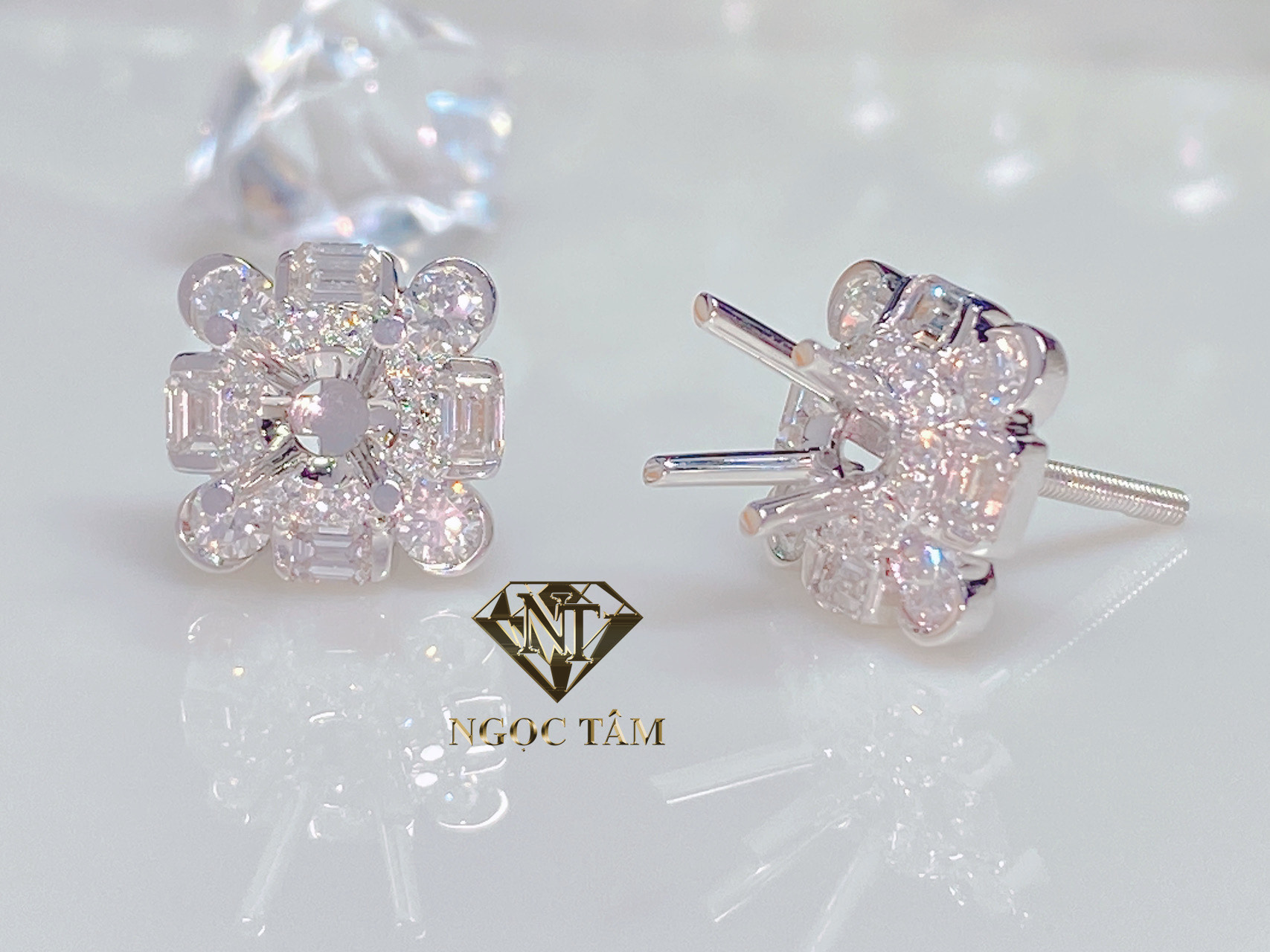 Bông tai xoàn - VB03778