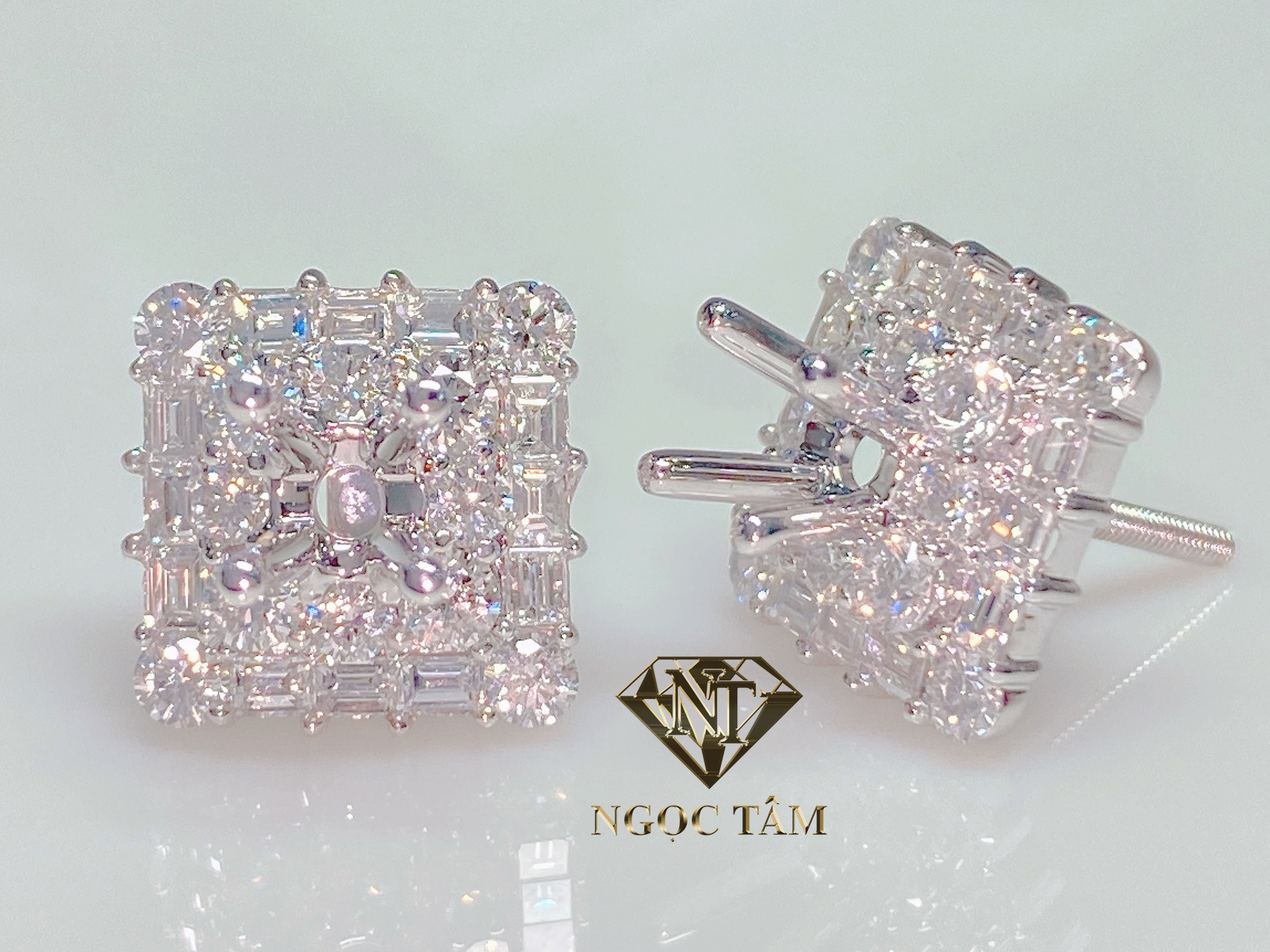 Bông tai xoàn - VB04856