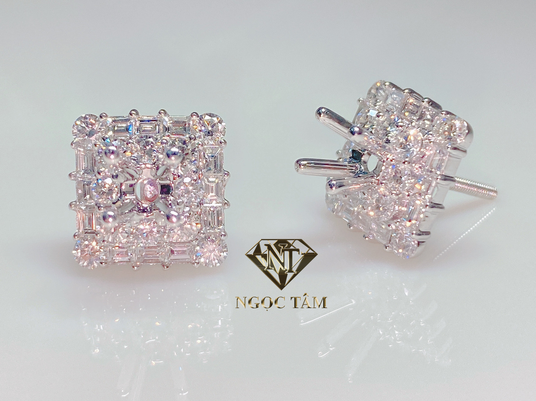 Bông tai xoàn - VB04856